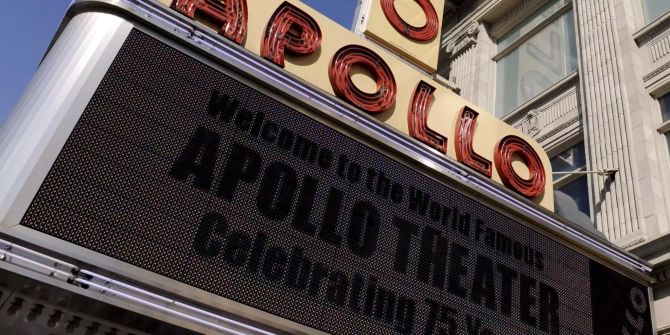 Das Apollo Theater in Harlem, New York (USA).