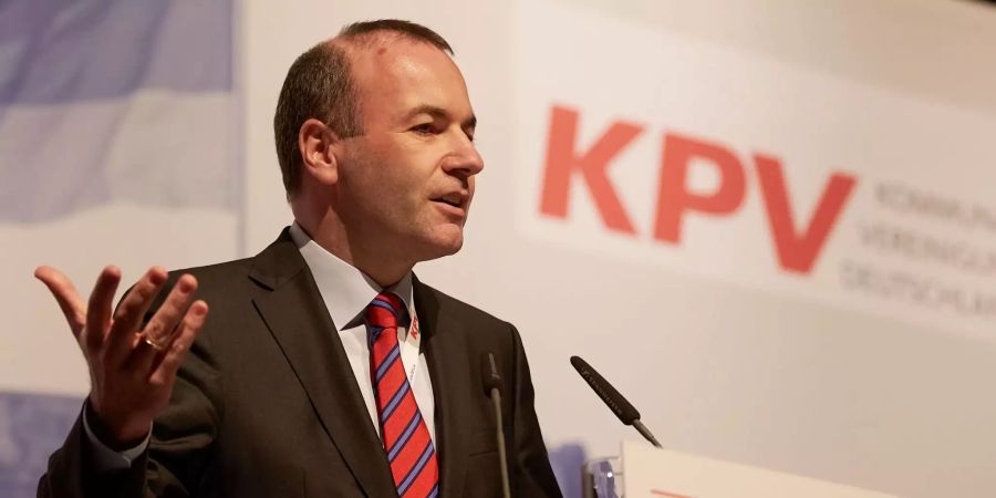 Manfred Weber (CSU), Fraktionsvorsitzender der Europäischen Volkspartei.