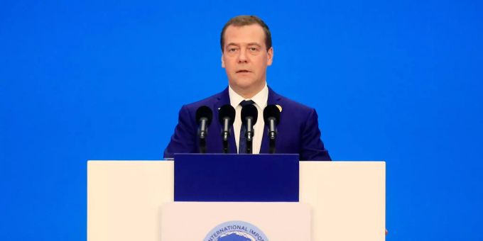 Dmitri Medwedew ist der heutige stellvertretende Vorsitzende des russischen Nationalen Sicherheitsrates. Dmitri Medwedew