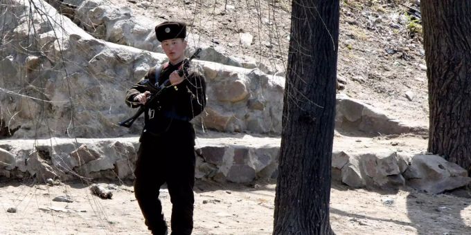 Soldat aus Nordkorea Soldat aus Nordkorea