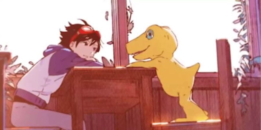 Wie Pikachu für Pokémon: Agumon (rechts) für Digimon das Aushängeschild.