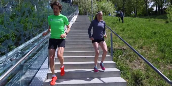 «Run Nau» - «Stägeli-Programm» mit Weltmeisterin Judith Wyder