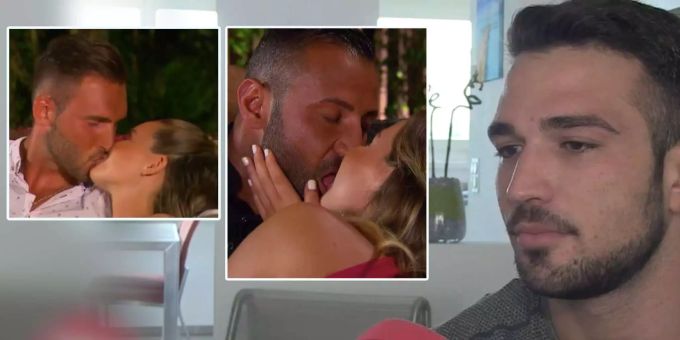 «Kann nicht hinsehen» - Bachelorette-Cem leidet unter Adelas Küssen