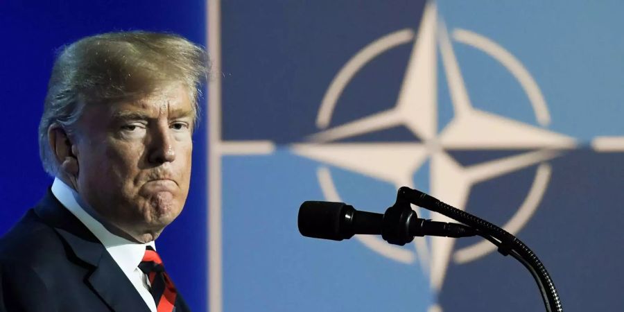 Trump weilt momentan in Grossbritannien.