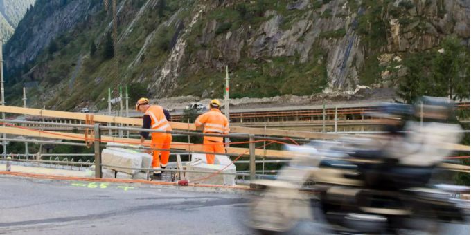 Der tödlich Verunfallte war auf dem Strassenbau beschäftigt. (Symbolbild) Der tödlich Verunfallte war auf dem Strassenbau beschäftigt. (Symbolbild)