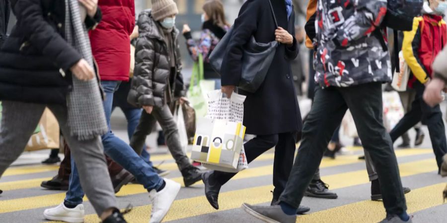 Black Friday in der Zürcher Bahnhofsstrasse.