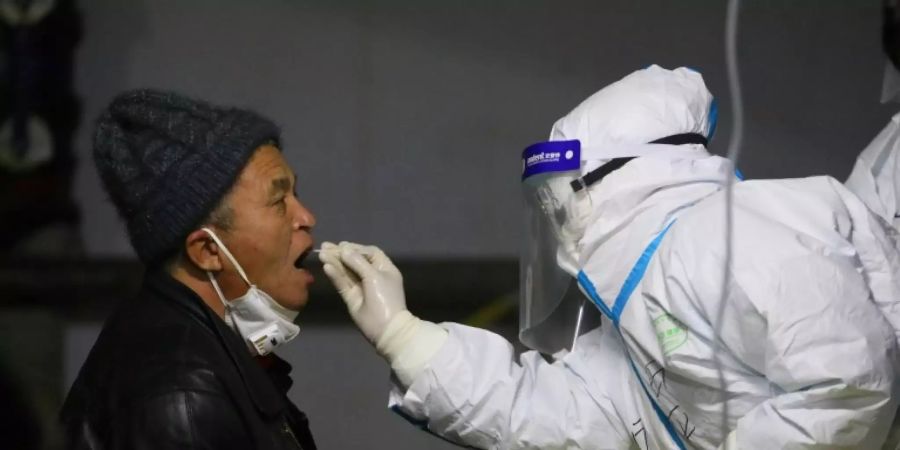 Corona-Test in Shijiazhuang