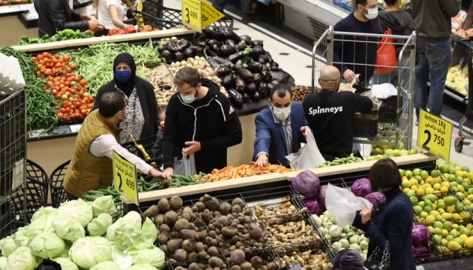 Die Supermärkte im Libanon wurden kurz vor dem Lockdown überrannt. Libanon