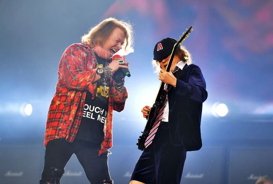 Axl Rose Angus Young