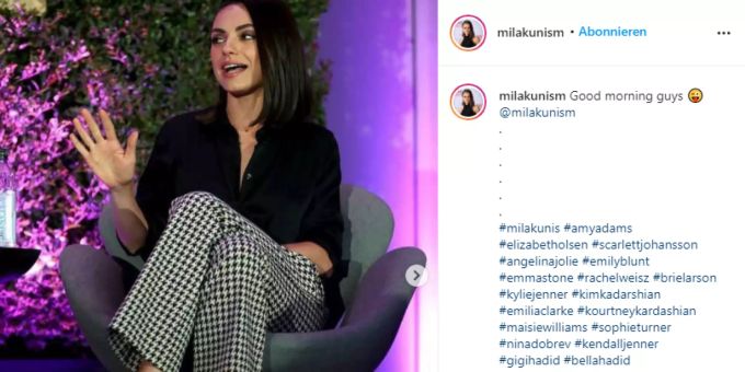 Mila Kunis schaut sich keine Pornos an. ashton kutcher mila kunis