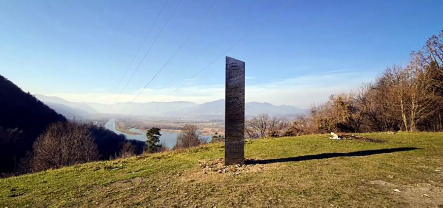 Der zweite Monolith wurde in Rumänien entdeckt.