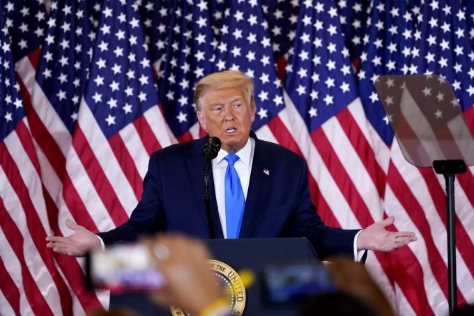 Der US-Präsident erklärte sich mehrmals zum Wahlsieger. Ivanka Trump