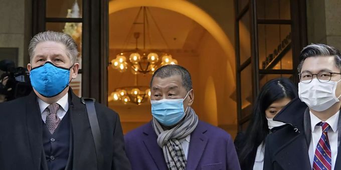 Ihm droht lebenslang - Hongkonger Aktivist Jimmy Lai erneut in U-Haft
