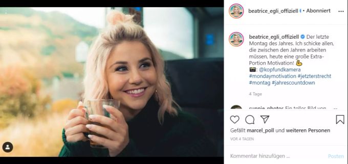 So natürlich lieben Beatrice Egli die Fans! Beatrice Egli