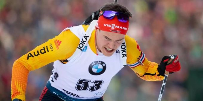 Biathlet Philipp Horn musste wegen eines nicht eindeutigen Corona-Testergebnisses vorzeitig die Heimreise antreten. Foto: Sven Hoppe/dpa Biathlet Philipp Horn musste wegen eines nicht eindeutigen Corona-Testergebnisses vorzeitig die Heimreise antreten. Foto: Sven Hoppe/dpa