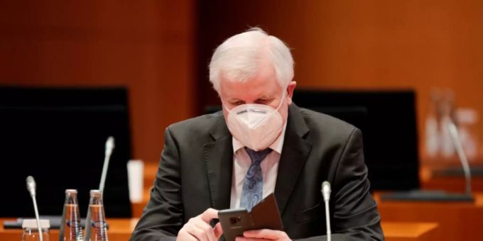 Horst Seehofer in Berlin. Horst seehofer