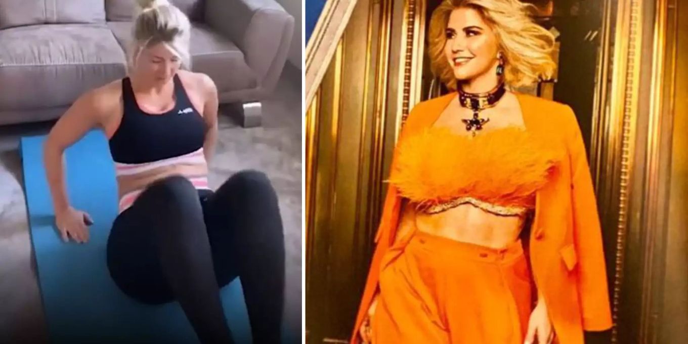 Hartes Workout Beatrice Egli wehrt sich gegen Photoshop Kritik