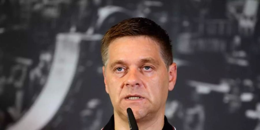Oliver Ruhnert ist der Geschäftsführer Sport von Union Berlin. Foto: Soeren Stache/dpa-Zentralbild/dpa