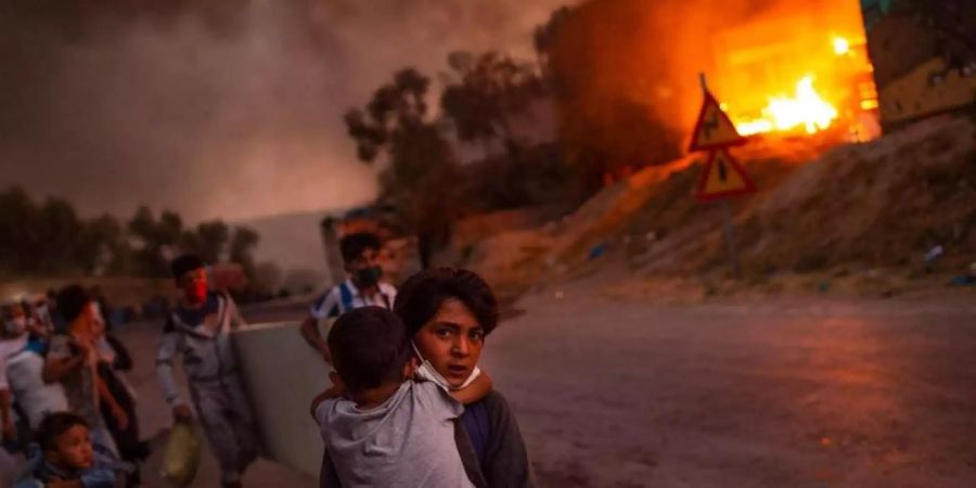 Das «Unicef-Foto des Jahres 2019». Foto: Angelos Tzortzinis, Griechenland/AFP via Unicef Deutschland/dpa