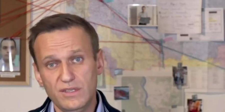 Kremlgegner Alexej Nawalny hat nach eigenen Angaben mit dem mutmasslichen Täter telefoniert. Foto: Navalny Instagram Account/AP/dpa