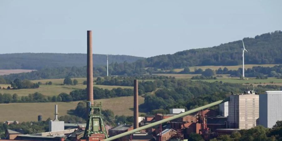 Das Werk des Kali-Konzerns K+S in Philippsthal (Werra). Foto: Uwe Zucchi/dpa