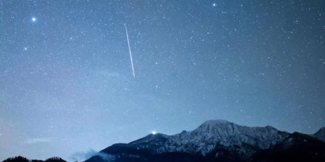 Meteorstrom geminiden meteor