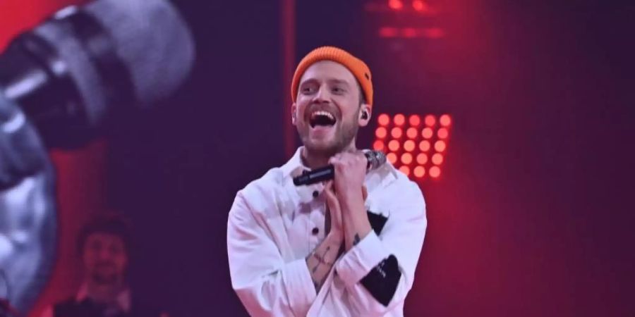 Alessandro Pola hat es geschafft: Er steht im Finale von «The Voice of Germany». Foto: Claudius Pflug/ProSiebenSAT.1/dpa