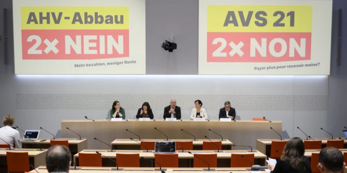 Vor AHV-Abstimmung - SGB verlangt gleiche Sendezeit wie Bundesrat