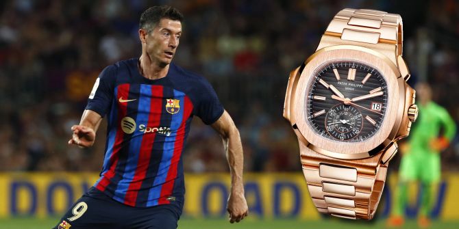 Robert Lewandowski Uhr Barcelona