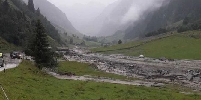 Im Hollersbachtal kam es zu Unwettern.