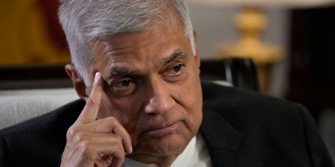 Sri Lankas Präsident Ranil Wickremesinghe