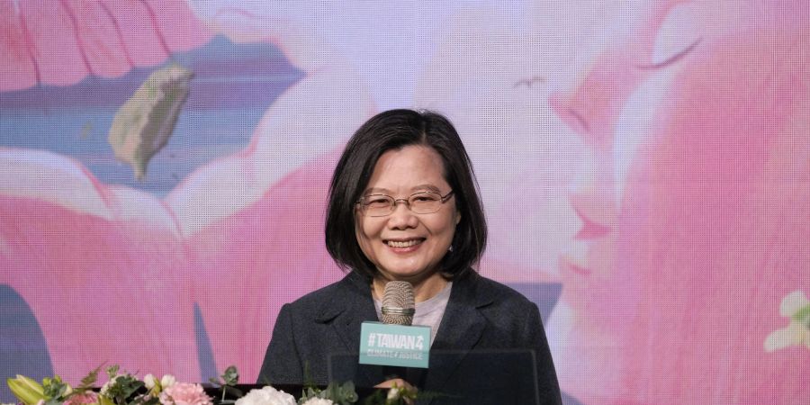 Auch die Unterstützung Taiwans sei China ein Dorn im Auge, so Weber. Im Bild: Taiwans Präsidentin Tsai Ing-wen.