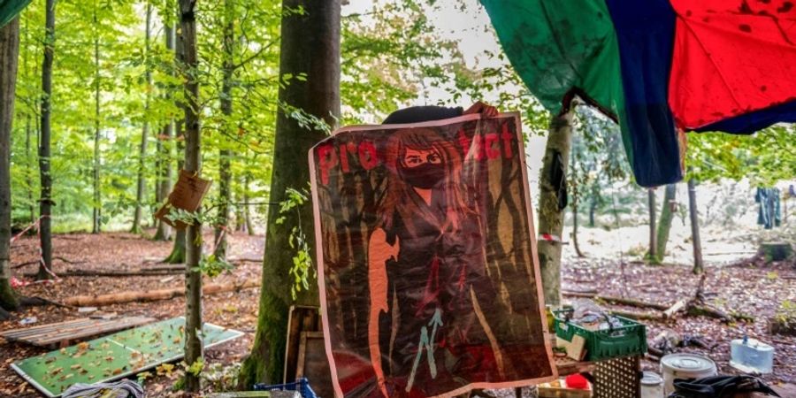 Protestcamp im Dannenröder Forst 2020