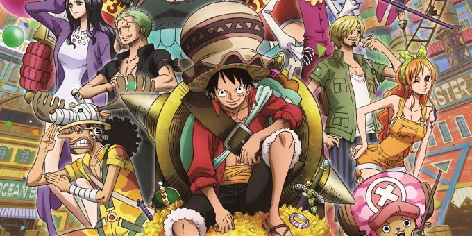 Ein Filmplakat zur Anime-Serie «One Piece». anime