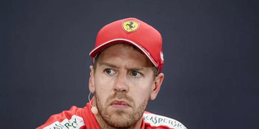 Würde seine sieglose Zeit in Monza gern beenden: Ferrari-Pilot Sebastian Vettel. Foto: Nicolas Lambert/BELGA