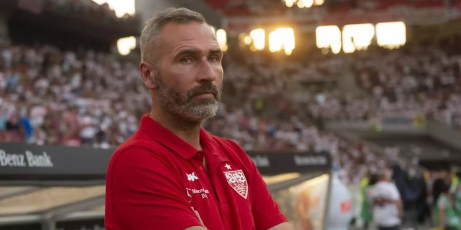 Hat eine klare Meinung zur Causa Jatta: VfB-Coach Tim Walter. Foto: Daniel Maurer