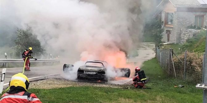 Die Feuerwehr konnte den Brand löschen.