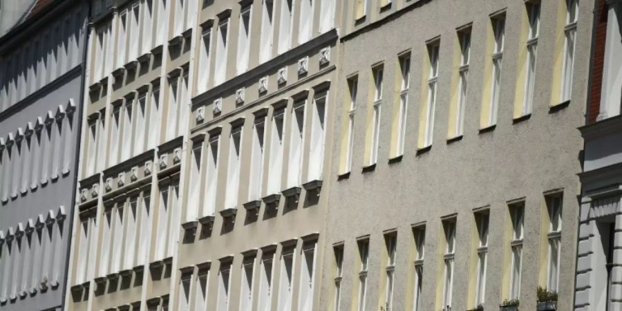 Wohnungen in einer Strasse in Berlin