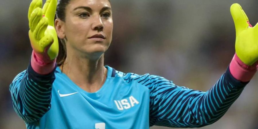 Hope Solo schliesst ein eigenes Comeback aus. Foto: Daniel Oliveira/epa
