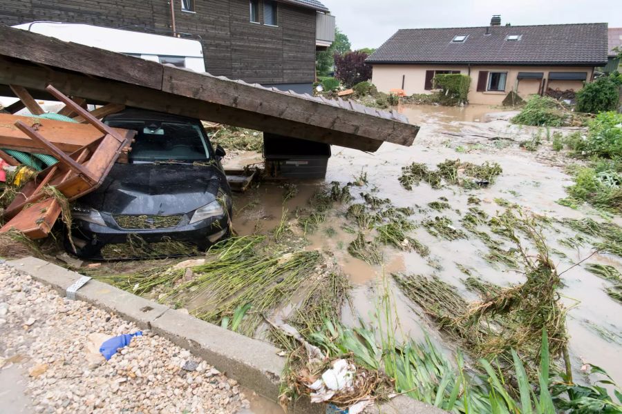 Unwetter in der Schweiz
