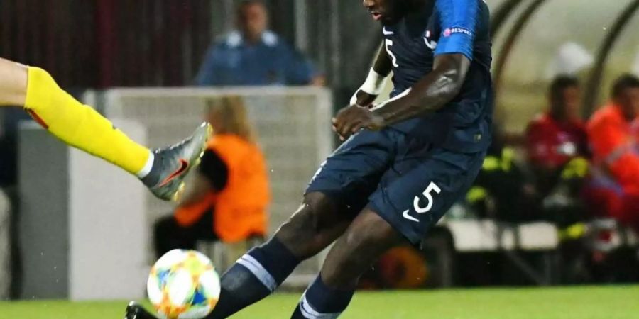 Der Franzose Dayot Upamecano bei der U21-EM in Aktion. Foto: Alessio Tarpini/ANSA