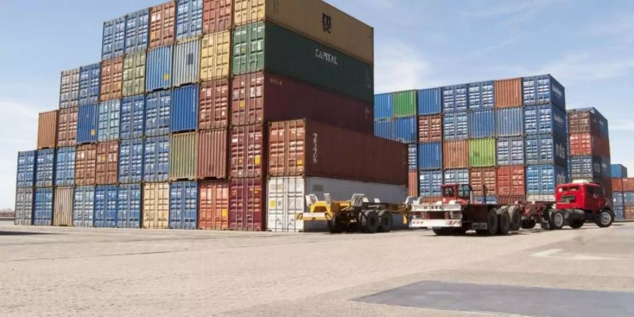 Container im Hafen von Argentiniens Hauptstadt Buenos Aires. Foto: Andres Perez Moreno