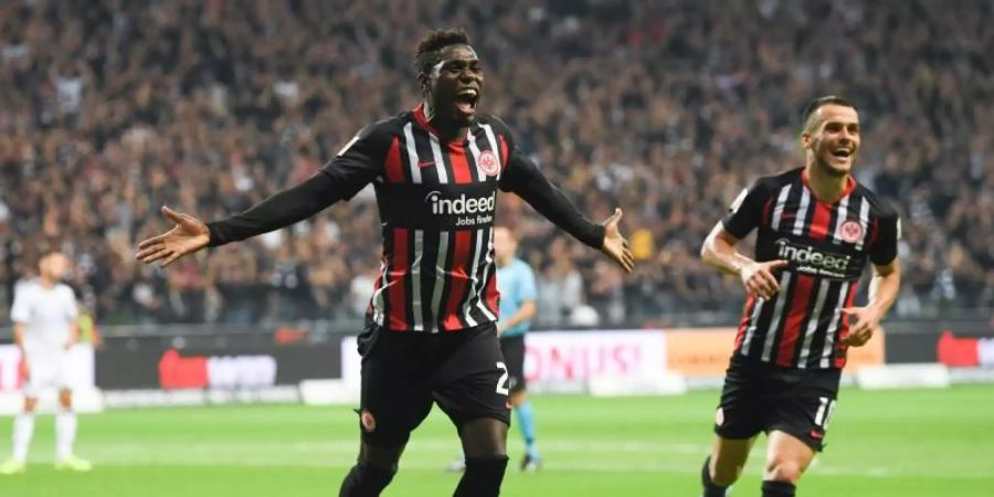 Danny da Costa will mit der Frankfurter Eintracht auch den FC Arsenal ärgern. Foto: Arne Dedert