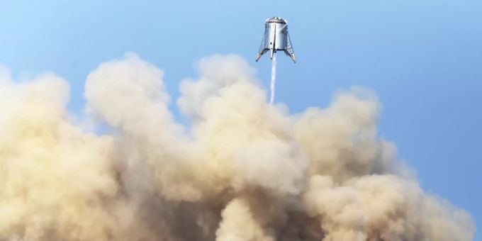 «Starhopper» - SpaceX testet erfolgreich Prototyp für Mars-Rakete