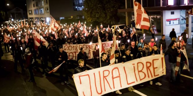 moutier demonstration projurassier