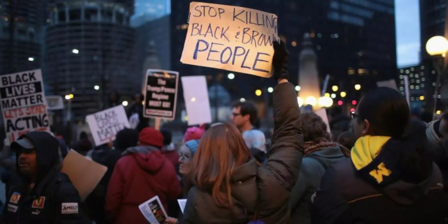 Protest von Black Lives Matter gegen Polizeigewalt