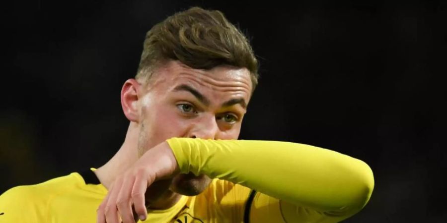 Traf zweimal für den BVB: Jacob Bruun Larsen. Foto: Ina Fassbender