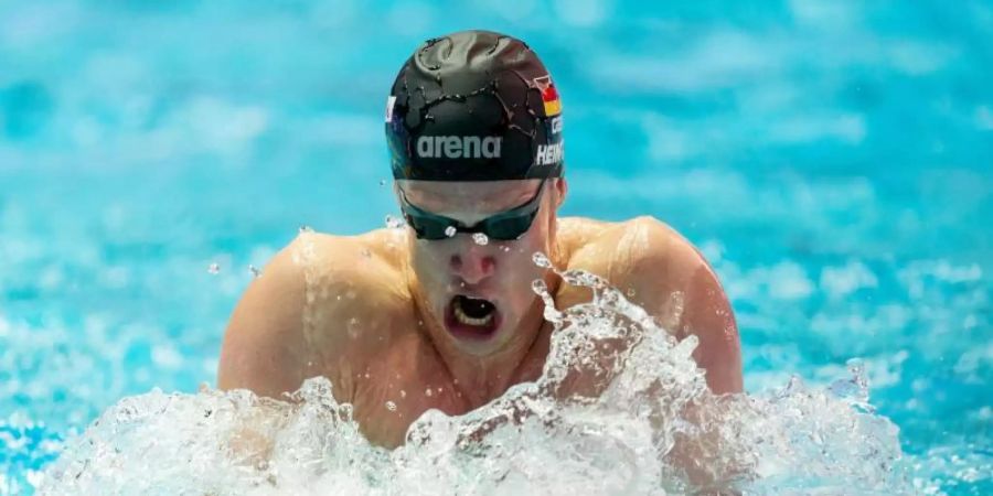 Wurde über 200 Meter Lagen nur Vierter: Philip Heintz. Foto: Bernd Thissen