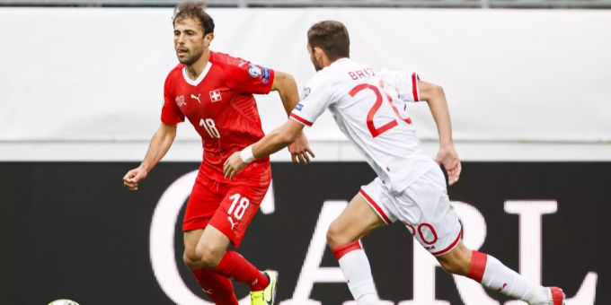 Torschütze Admir Mehmedi freut sich, wieder für die Schweizer Nati auflaufen zu können. Admir Mehmedi Schweizer Nati