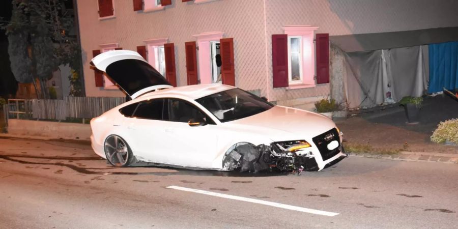 Sachschaden bei Alkohol-Unfall